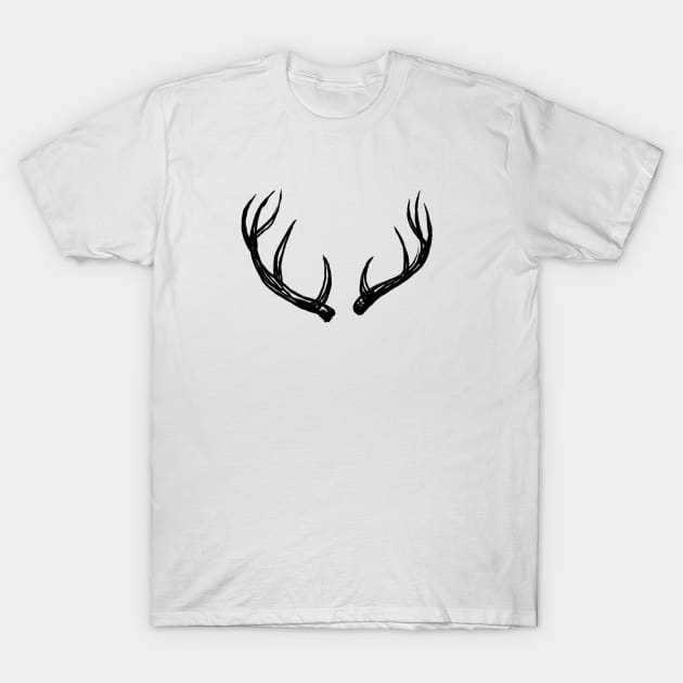 Antlers T-Shirt by InkedinRed